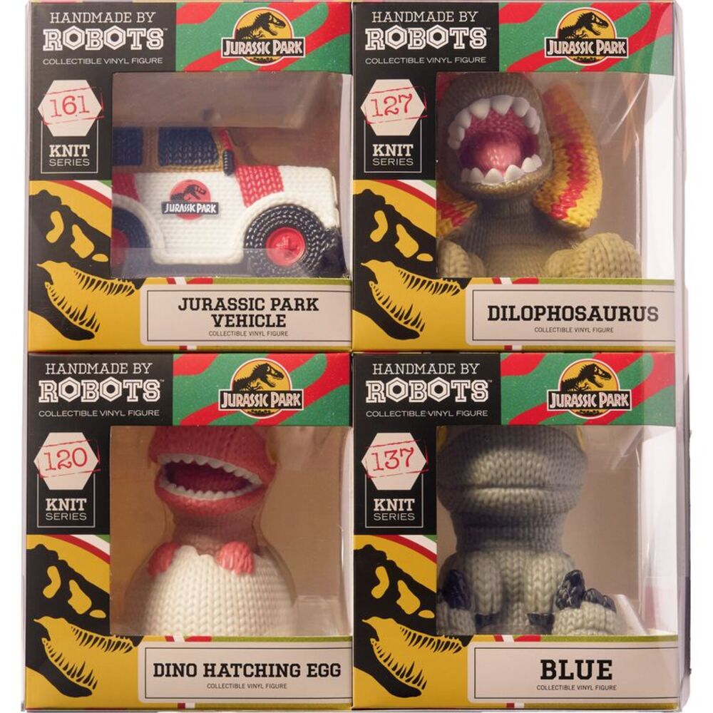 Handmade by Robots - Jurassic Park 4-Pack  COLLECTIBLES